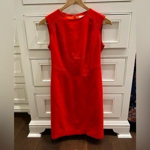 Red pencil dress